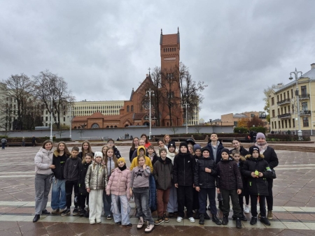 31 октября учащиеся нашей школы отправились на экскурсию в город Минск.